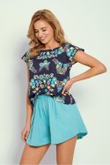Piżama Damska Model Jodie 3331 Navy/Turkus - Taro Taro Piżama Damska Model Jodie 3331 Navy/Turkus - Taro Taro