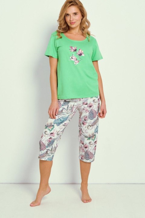 Piżama Damska Model Lia 3344 Green - Taro Taro Piżama Damska Model Lia 3344 Green - Taro Taro