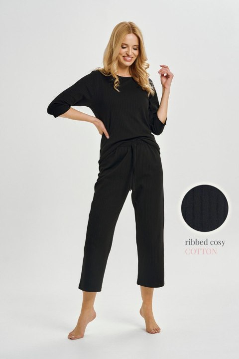 Piżama Damska Model Melania 3445 Black - Taro Taro Piżama Damska Model Melania 3445 Black - Taro Taro
