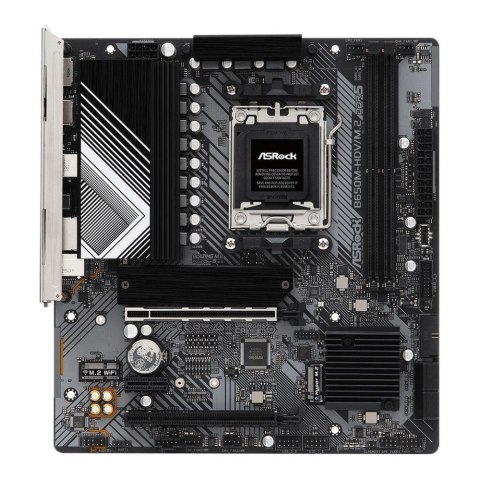Płyta ASrock B650M-HDV/M.2 /AMD B650/DDR5/SATA3/M.2/USB3.1/PCIe4.0/AM5/mATX ASRock Płyta ASrock B650M-HDV/M.2 /AMD B650/DDR5/SATA3/M.2/USB3.1/PCIe4.0/AM5/mATX ASRock