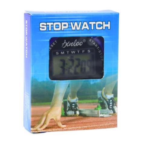 Stoper Cyfrowy LCD Elektroniczny Sportowy XL-011 Niebieski LEAN Stoper Cyfrowy LCD Elektroniczny Sportowy XL-011 Niebieski LEAN