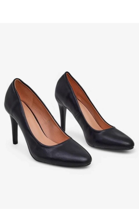 Szpilki Model Enzze 66-8 B2 Black - PRIMO PRIMO Szpilki Model Enzze 66-8 B2 Black - PRIMO PRIMO