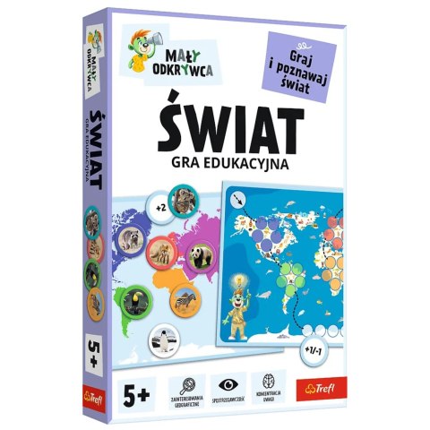 Gra dla dzieci Świat Mały Odkrywca Trefl 02807 Trefl Gry Gra dla dzieci Świat Mały Odkrywca Trefl 02807 Trefl Gry