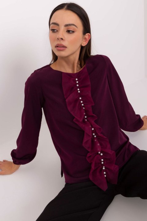 Bluzka Model LK-BZ-506673.36 Dark Violet - Lakerta Lakerta