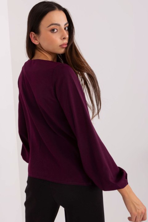Bluzka Model LK-BZ-506673.36 Dark Violet - Lakerta Lakerta Bluzka Model LK-BZ-506673.36 Dark Violet - Lakerta Lakerta