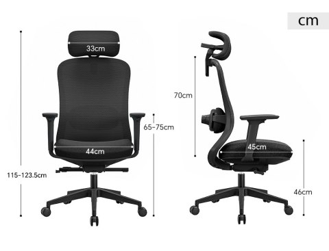 Fotel biurowy ergonomiczny ANGEL fizjO z funkcją masażu ANGEL Fotel biurowy ergonomiczny ANGEL fizjO z funkcją masażu ANGEL