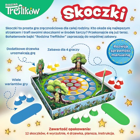 Gra zręcznościowa Skoczki Rodzina Treflików Trefl 02820 Trefl Gry Gra zręcznościowa Skoczki Rodzina Treflików Trefl 02820 Trefl Gry