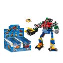 Klocki Konstrukcyjne 2w1 Pojazd Robot Mini Zestaw 42-65 el. Mix LEAN TOYS