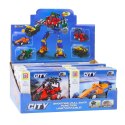 Klocki Konstrukcyjne 2w1 Pojazd Robot Mini Zestaw 42-65 el. Mix LEAN TOYS