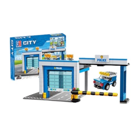 Klocki Konstrukcyjne Budynki Komisariatu Policji 190-213 el. LEAN Toys Klocki Konstrukcyjne Budynki Komisariatu Policji 190-213 el. LEAN Toys