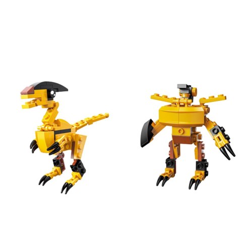 Klocki Konstrukcyjne Dinozaur Robot 2w1 57-70 el. Mix LEAN Klocki Konstrukcyjne Dinozaur Robot 2w1 57-70 el. Mix LEAN