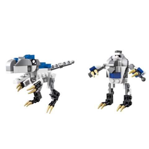 Klocki Konstrukcyjne Dinozaur Robot 2w1 57-70 el. Mix LEAN Klocki Konstrukcyjne Dinozaur Robot 2w1 57-70 el. Mix LEAN