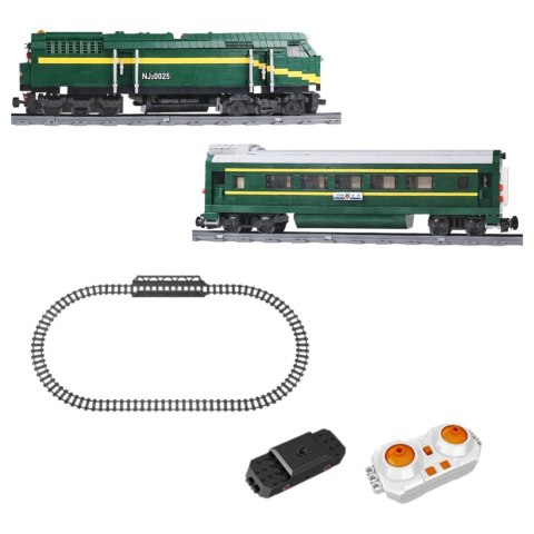 Klocki Konstrukcyjne Kolejka Elektryczna Pociąg RC Zdalnie Sterowany 2086 el. LEAN Toys Klocki Konstrukcyjne Kolejka Elektryczna Pociąg RC Zdalnie Sterowany 2086 el. LEAN Toys