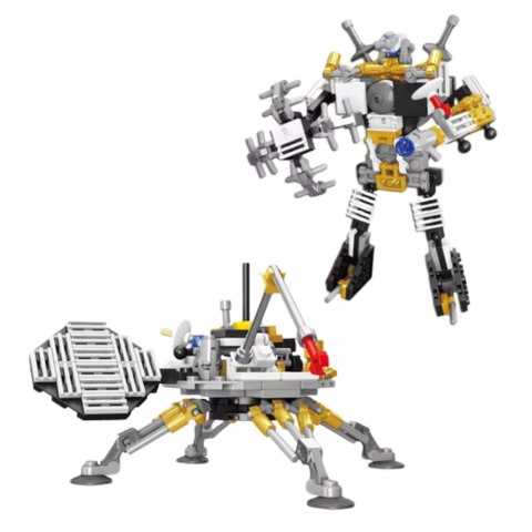 Klocki Konstrukcyjne Lądownik Marsjański Robot Kosmiczny 2w1 146 el. LEAN TOYS Klocki Konstrukcyjne Lądownik Marsjański Robot Kosmiczny 2w1 146 el. LEAN TOYS