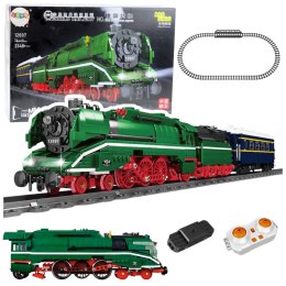 Klocki Konstrukcyjne Lokomotywa Parowa Zdalnie Sterowana RC 2348 el. LEAN Toys