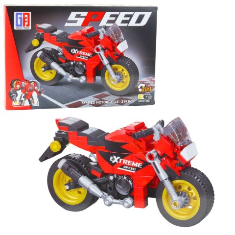 Klocki Konstrukcyjne Motor Motocykl Robot 2w1 217-222 el. Mix LEAN Toys Klocki Konstrukcyjne Motor Motocykl Robot 2w1 217-222 el. Mix LEAN Toys