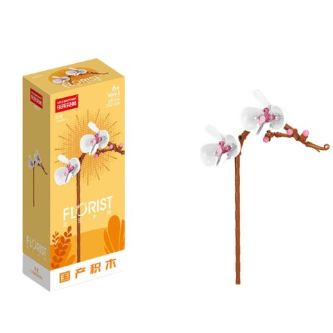 Klocki Konstrukcyjne Pojedynczy Kwiat Dekoracyjny 56-245 el. LEAN TOYS