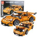 Klocki Konstrukcyjne Samochód GT Racing Pomarańczowy 1:14 1268 el. LEAN Toys
