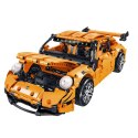 Klocki Konstrukcyjne Samochód GT Racing Pomarańczowy 1:14 1268 el. LEAN Toys