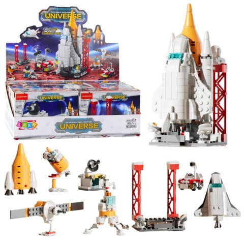 Klocki Konstrukcyjne Stacja Kosmiczna Rakieta Kolekcja 24-58 el. Mix LEAN TOYS Klocki Konstrukcyjne Stacja Kosmiczna Rakieta Kolekcja 24-58 el. Mix LEAN TOYS