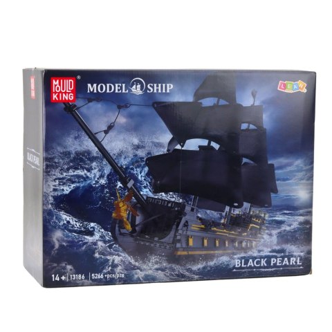 Klocki Konstrukcyjne Statek Piracki Czarna Perła 5266 el. LEAN Toys Klocki Konstrukcyjne Statek Piracki Czarna Perła 5266 el. LEAN Toys