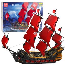 Klocki Konstrukcyjne Statek Piracki Czerwone Żagle 3139 el. LEAN Toys