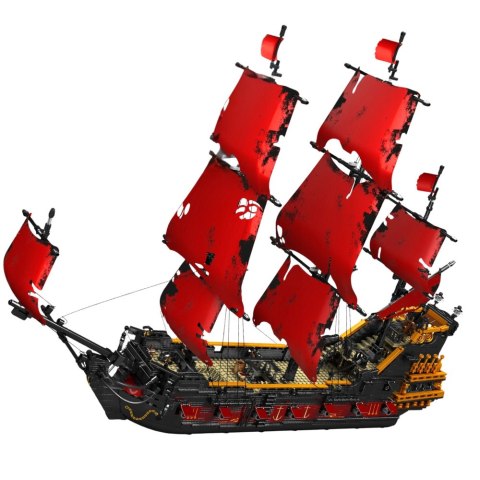 Klocki Konstrukcyjne Statek Piracki Czerwone Żagle 3139 el. LEAN Toys Klocki Konstrukcyjne Statek Piracki Czerwone Żagle 3139 el. LEAN Toys
