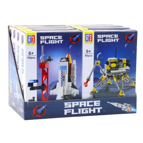 Klocki Konstrukcyjne Statki Kosmiczne Kosmos 87-120 el. Mix LEAN Toys Klocki Konstrukcyjne Statki Kosmiczne Kosmos 87-120 el. Mix LEAN Toys