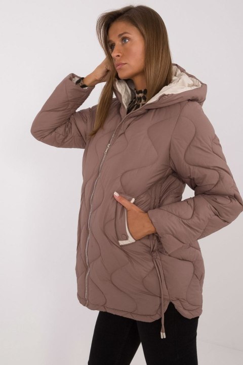 Kurtka Damska Model MBM-KR-2319.32 Brown - MBM MBM Kurtka Damska Model MBM-KR-2319.32 Brown - MBM MBM