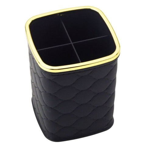 Organizer Pojemnik Na Pędzle Cztery Przegrody Czarny 12 x 9,5cm LEAN Organizer Pojemnik Na Pędzle Cztery Przegrody Czarny 12 x 9,5cm LEAN