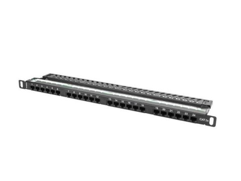 Patch panel Lanberg PPU5-0024-B 24 port 0.5U kat.5e czarny LANBERG