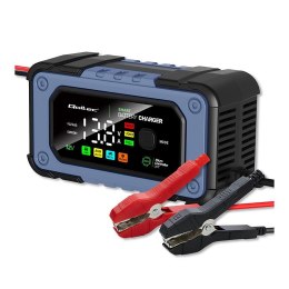 Prostownik Qoltec do akumulatora z funkcją naprawy | Inteligentna mikroprocesorowa ładowarka | 12V | 7A | LED | 4 tryby Qoltec