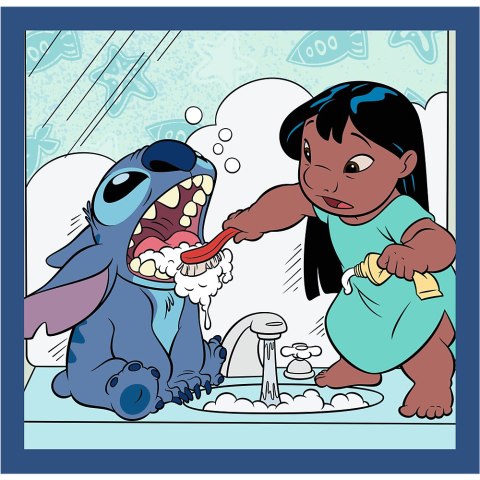 Puzzla 3w1 - Czas ze Stitchem Lilo and Stitch Trefl 34896 Trefl Puzzle Puzzla 3w1 - Czas ze Stitchem Lilo and Stitch Trefl 34896 Trefl Puzzle
