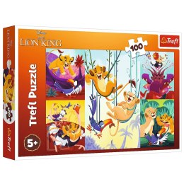 Puzzle - 100 - Dzielny Król Lew - Trefl 16478 Trefl Puzzle
