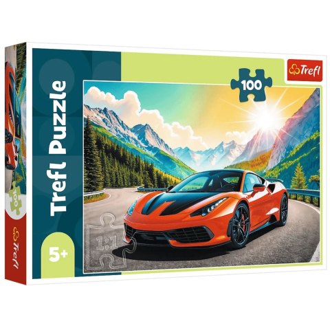 Puzzle - 100 - Wyścig z czasem Trefl 16490 Trefl Puzzle