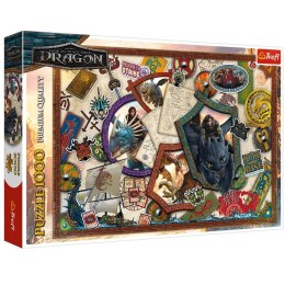 Puzzle - 1000 - Jak wytresować Smoka - Bohaterowie - Trefl 10959 Trefl Puzzle