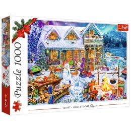 Puzzle - 1000 XMAS - Zimowy czas Trefl 10948 Trefl Puzzle
