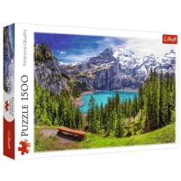 Puzzle - 1500 - Jezioro Oeschinen - Alpy - Szwajcaria - Trefl 26166 Trefl Puzzle