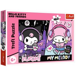Puzzle - 160 - Kuromi rządzi - Hello Kitty Trefl 15430 Trefl Puzzle