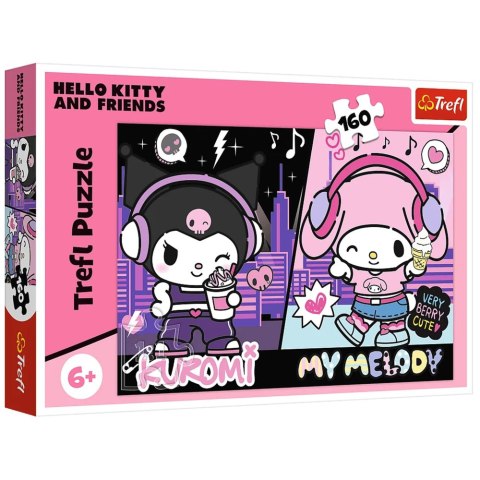 Puzzle - 160 - Kuromi rządzi - Hello Kitty - Trefl 15430 Trefl Puzzle