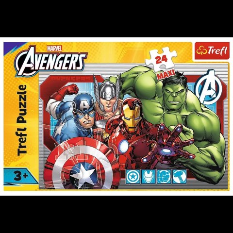 Puzzle - 24 Maxi - Zawsze sprawiedliwi - Disney Marvel The Avengers - Trefl 14378 Trefl Puzzle Puzzle - 24 Maxi - Zawsze sprawiedliwi - Disney Marvel The Avengers - Trefl 14378 Trefl Puzzle