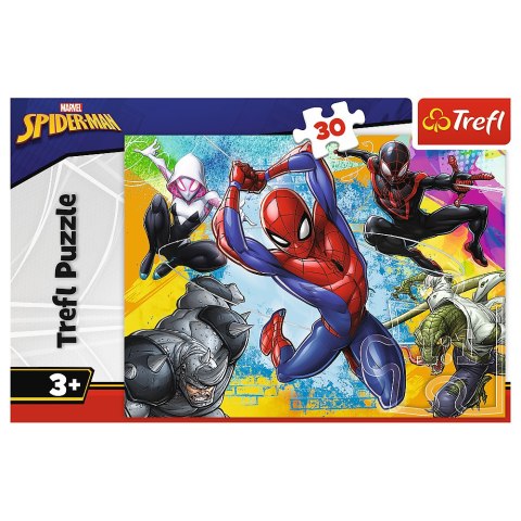 Puzzle - 30 - Kolory Spider-Man'a - Disney Marvel Spiderman - Trefl 18307 Trefl Puzzle Puzzle - 30 - Kolory Spider-Man'a - Disney Marvel Spiderman - Trefl 18307 Trefl Puzzle