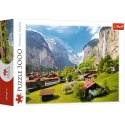 Puzzle - 3000 - Lauterbrunnen - Szwajcaria - Trefl 33076 Trefl Puzzle