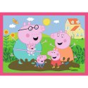 Puzzle - 4w1 (12, 15, 20, 24) - Peppa uwielbia przygody - Świnka Peppa - Trefl 34672 Trefl Puzzle Puzzle - 4w1 (12, 15, 20, 24) - Peppa uwielbia przygody - Świnka Peppa - Trefl 34672 Trefl Puzzle