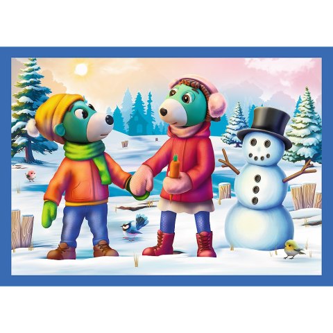 Puzzle - 4w1 (12, 15, 20, 24) - U Treflików pada śnieg - Rodzina Trefilków - Trefl 34657 Trefl Puzzle Puzzle - 4w1 (12, 15, 20, 24) - U Treflików pada śnieg - Rodzina Trefilków - Trefl 34657 Trefl Puzzle