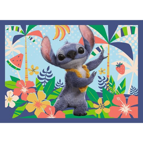 Puzzle - 4w1 (25, 48, 54, 70) - Wakacje na Hawajach - Disney Stitch - Trefl 34666 Trefl Puzzle Puzzle - 4w1 (25, 48, 54, 70) - Wakacje na Hawajach - Disney Stitch - Trefl 34666 Trefl Puzzle