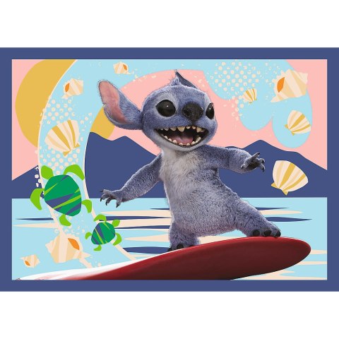 Puzzle - 4w1 (25, 48, 54, 70) - Wakacje na Hawajach - Disney Stitch - Trefl 34666 Trefl Puzzle Puzzle - 4w1 (25, 48, 54, 70) - Wakacje na Hawajach - Disney Stitch - Trefl 34666 Trefl Puzzle