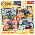 Puzzle - 4w1 (25, 48, 54, 70) - Wakacje na Hawajach - Disney Stitch - Trefl 34666 Trefl Puzzle Puzzle - 4w1 (25, 48, 54, 70) - Wakacje na Hawajach - Disney Stitch - Trefl 34666 Trefl Puzzle