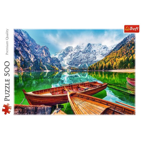 Puzzle - 500 - Jezioro Braies - Włochy - Trefl 37486 Trefl Puzzle Puzzle - 500 - Jezioro Braies - Włochy - Trefl 37486 Trefl Puzzle