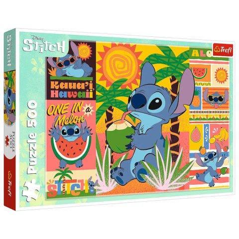 Puzzle - 500 - Wakacje ze Stichem - Disney Lilo&Stitch - Trefl 37483 Trefl Puzzle Puzzle - 500 - Wakacje ze Stichem - Disney Lilo&Stitch - Trefl 37483 Trefl Puzzle